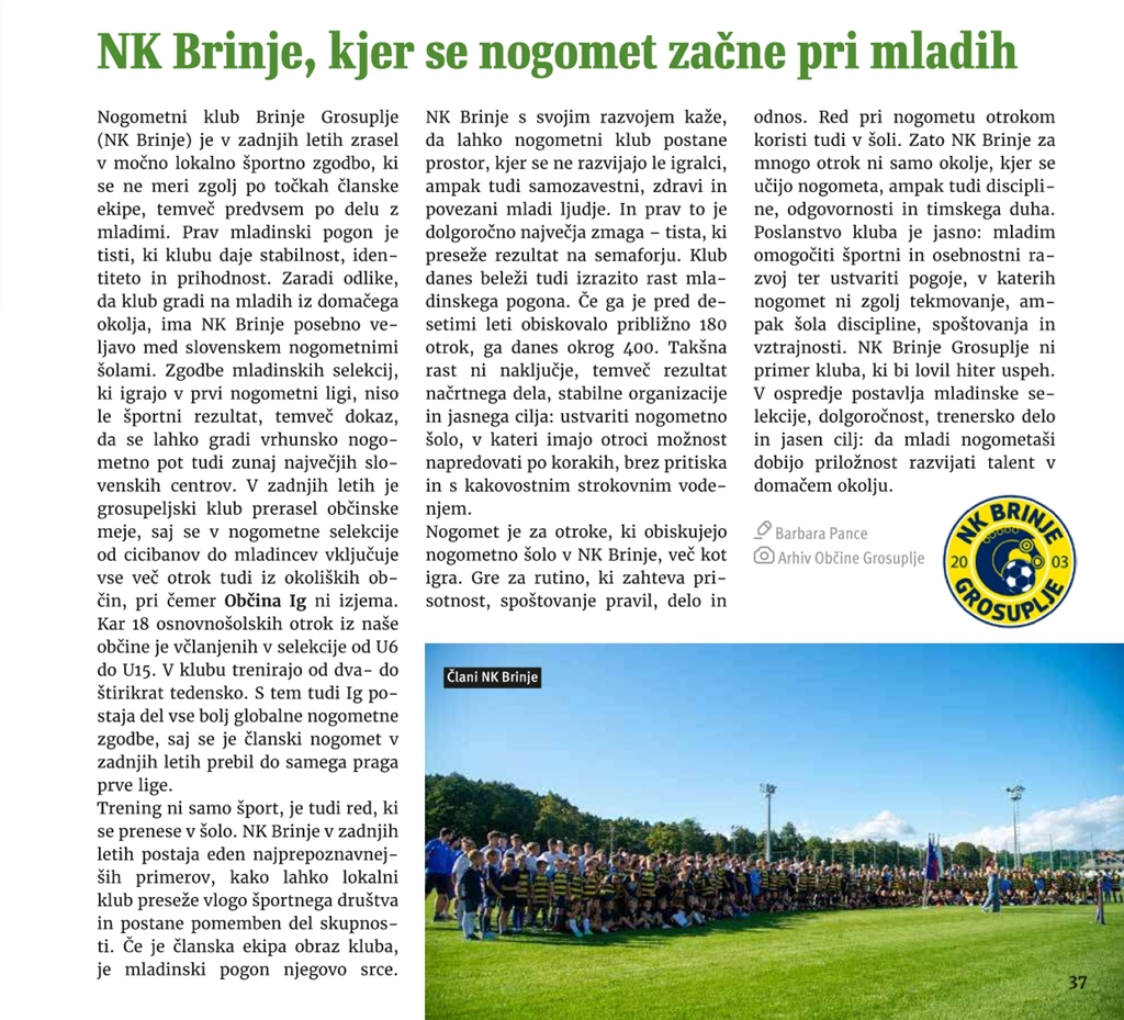 Objava Mosticar Brinje